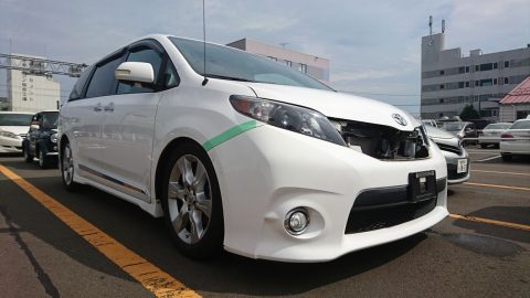 米国トヨタ　北米トヨタ　シエナ　ＳＥ　プリファードPKG　スポーツモデル　サンルーフ　クリアテール　予備車検　車検　(1)